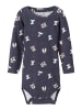 name it Unisex Baby Body mit Allover Print in Blau