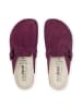 VITAFORM Veloursleder Clogs in beere