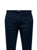 Only&Sons Feine Chino Hose Slim Fit Twill Denim Stoffhose ONSMARK in Blau-2