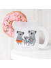 Mr. & Mrs. Panda Kaffeetasse Koala Familie ohne Spruch in Transparent