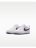 Nike Sneaker Court in White/Midnight Navy