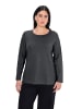 Ulla Popken Shirt in anthrazit melange
