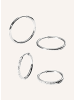 PURELEI Ohrring-Set Lovely Glitter Silber