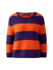 Oui Pullover ESMY in dk violett orange