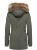 ragwear Kurzmantel Monadetta Warm YOUMODO in Dark Olive