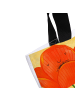 Mr. & Mrs. Panda Strandtasche Blume Mohnblume Design mit Spruch in Weiß