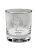 Mr. & Mrs. Panda Whiskyglas Rabe Sombrero ohne Spruch in Transparent