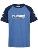 Hummel T-Shirt Hmljr Logo Kinder in DUTCH BLUE