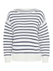 b. young BYNAGLA STRIPED JUMPER - KNIT Loose fit in Marshmallow Mix