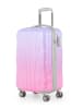 suitline 3er Kofferset Rollkoffer Hartschalen-Koffer Reisetrolleys TSA in Sakura