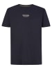 Petrol Industries Baumwoll-T-Shirt mit Grafik-Print foster in Blau