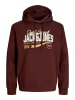 Jack & Jones Kapuzenpullover in Bitter Chocolate