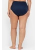 sheego High-Waist-Slip in blau + marine