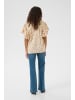 CULTURE Kurzarm-Bluse CUpuglia Relaxed fit in Offwhite/Rosa Flower
