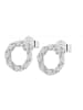 Adeliás Damen Ohrstecker aus 925 Silber mit Zirkonia in silber