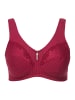 Ulla Popken Entlastungs-BH in dunkelrot