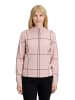 Betty Barclay Strickpullover kariert in Patch Rosé/Grey