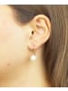 Diamant L'éternel Ohrringe aus 585 Gelbgold mit Perle