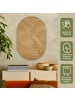 OnlyWow Ovales Wandbild Naturfarben