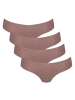 Sloggi String 4er Pack in Cacao