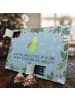 Mr. & Mrs. Panda Adventskalender Schildkröte Pfeifen mit Spruch in Eisblau