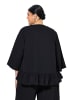 Ulla Popken Blusenjacke in schwarz