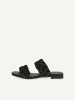 Caprice Pantolette in schwarz