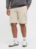 JACK & JONES PLUS Cargo Shorts in Moonbeam