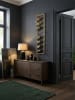 KADIMA DESIGN Weinregal Wand | Metall Gold, 36x150cm, 8 Flaschen in Gold