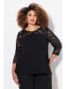 Ulla Popken Shirt in schwarz