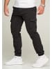 Jack & Jones Cargohose - OLLIE JJARIS CARGO PANTS in Black