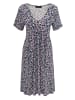 Aniston CASUAL Sommerkleid in schwarz-hellblau