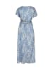 aleida Women Dress in Blue Multicolor