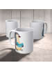 Mr. & Mrs. Panda Riesenkaffeetasse Pinguin Buch ohne Spruch in Weiß