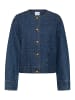 SAINT TROPEZ Jeansjacke PheaSZ Lockere Passform in Dark Blue Denim
