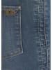 MADELEINE Schlanke Five-Pocket-Jeans, Raffung in bleached