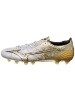 Mizuno Fußballschuh Alpha Elite in weiß / gold