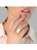 Rafaela Donata Ring Sterling Silber Kristallquarz in gelbgold