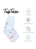 TupTam Kinder Socken Mädchen Jungen Bunt Gemustert 6er Pack in hellrosa