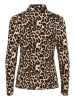 Cream Langarm-Shirt CRLeoa Feminine in Big Animal Spots