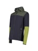 Campagnolo Jacke Man Hybrid Jacket Fix Hood in Anthrazit