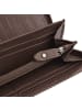 The Chesterfield Brand Mirelle Geldbörse RFID Schutz Leder 19 cm dark taupe