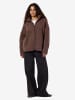 Noisy may Fleecejacke in Chocolate Brown1
