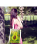 Mr. & Mrs. Panda Tasche Avocado Kern Design ohne Spruch in Weiß