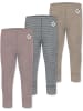 Normani Outdoor Sports 3er Pack Baby Merino Hose Unterhose „Tutira“ in Beige/Grau/Rosa