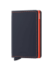 Secrid Matte Slimwallet - Geldbörse RFID 6.8 cm in night blue-orange