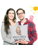 Mr. & Mrs. Panda sitzkissen Otter Muschel mit Spruch in Grau Pastell
