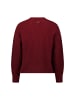 Zero  Cardigan offener Style in Dark Red Melange