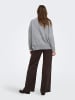ONLY Strickpullover in Medium Grey Melange