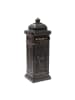 relaxdays Standbriefkasten in Bronze - (B)34,5 x (H)101 x (T)31 cm